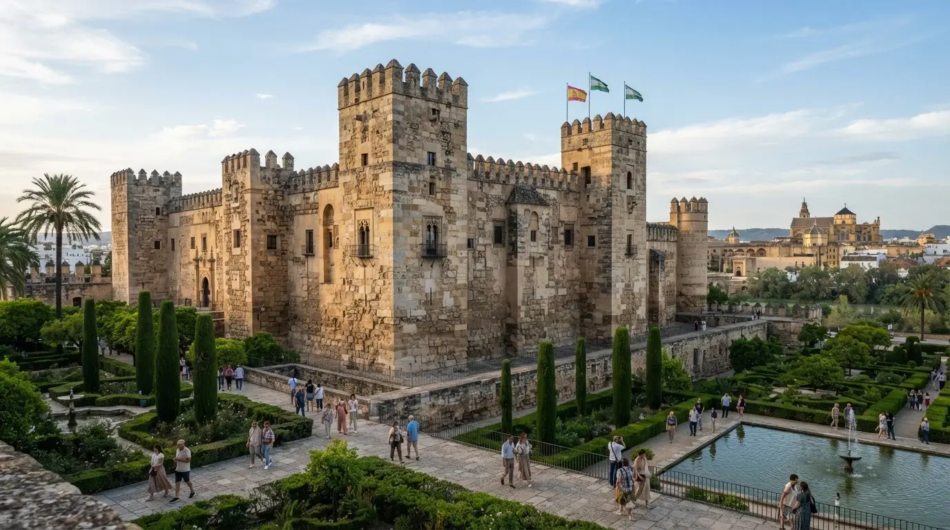 The Alcázar de los Reyes Cristianos fortress in Córdoba, which served as headquarters of the Spanish Inquisition for 339 years