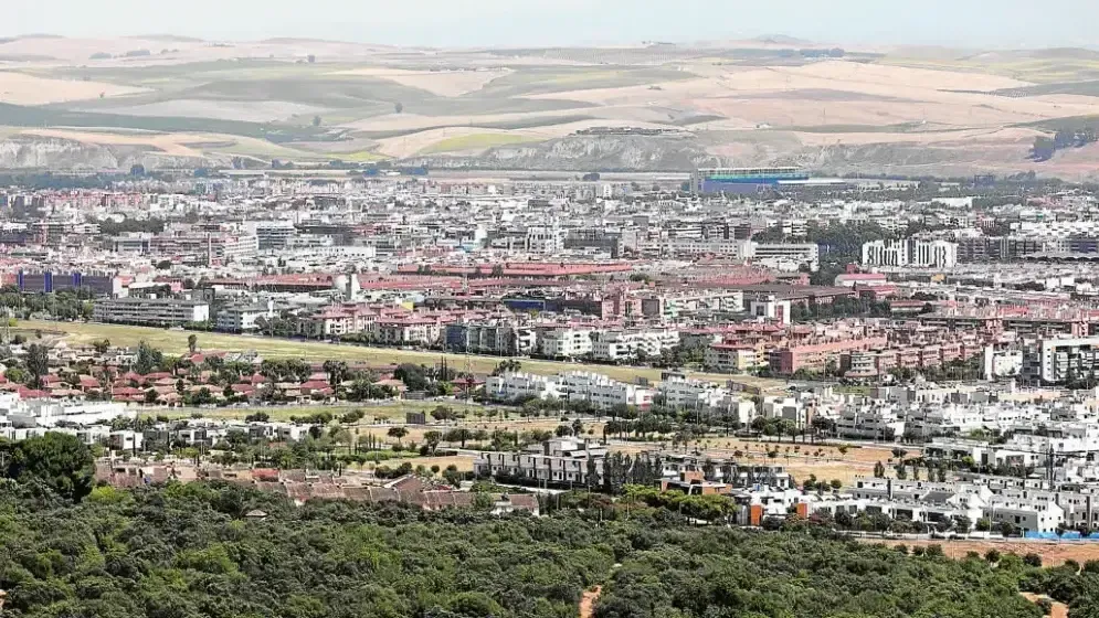 Panoramic view of the Arruzafa: Córdoba's Historic Hilltop District & Parador Hotel neighborhood