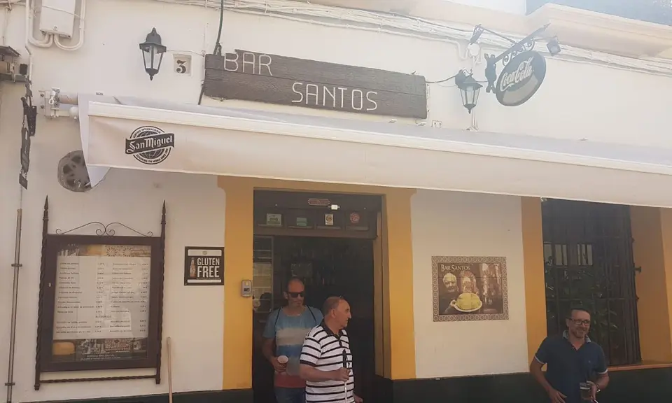 The famous giant tortilla at Bar Santos in Córdoba