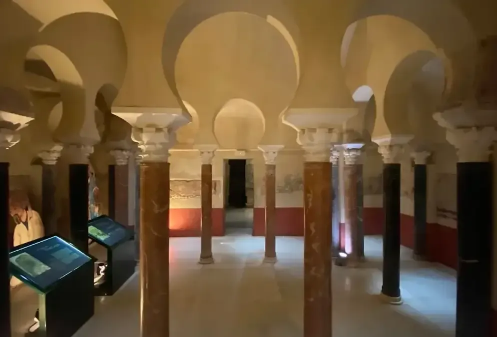 View of Caliphal Baths (Baños del Alcázar Califal)