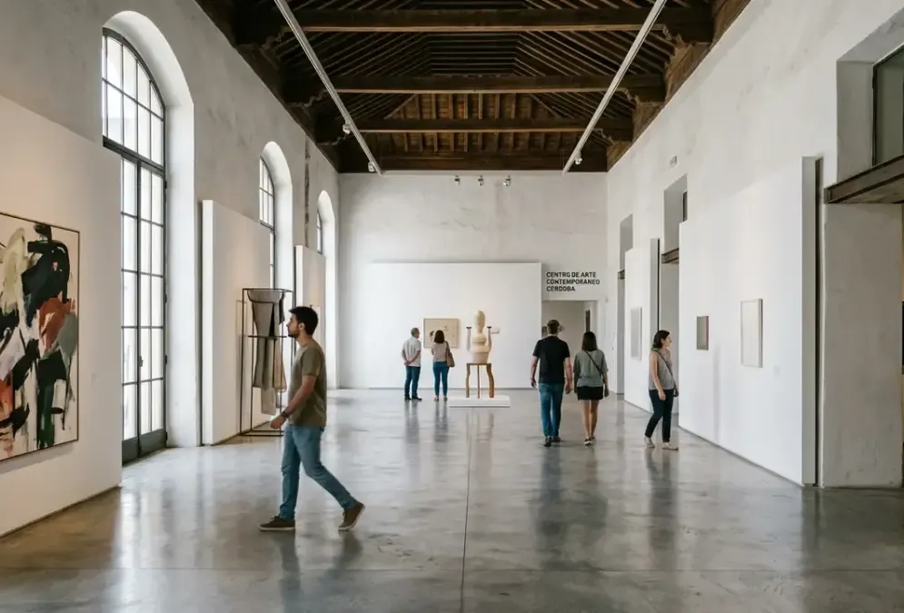 Contemporary art gallery interior, Córdoba