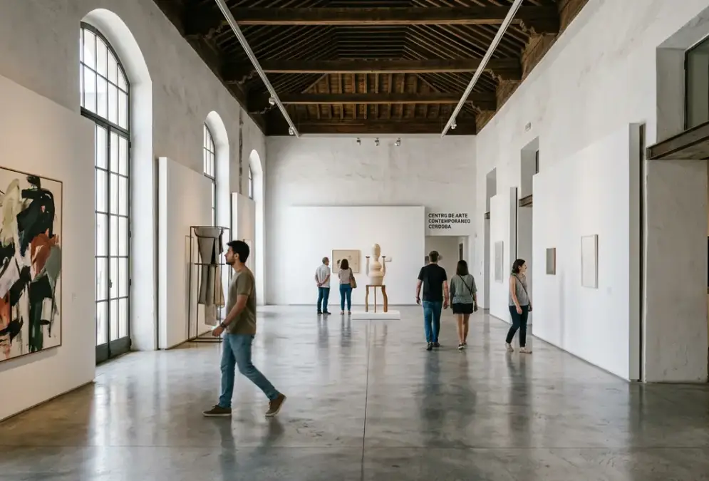 Contemporary art gallery interior, Córdoba