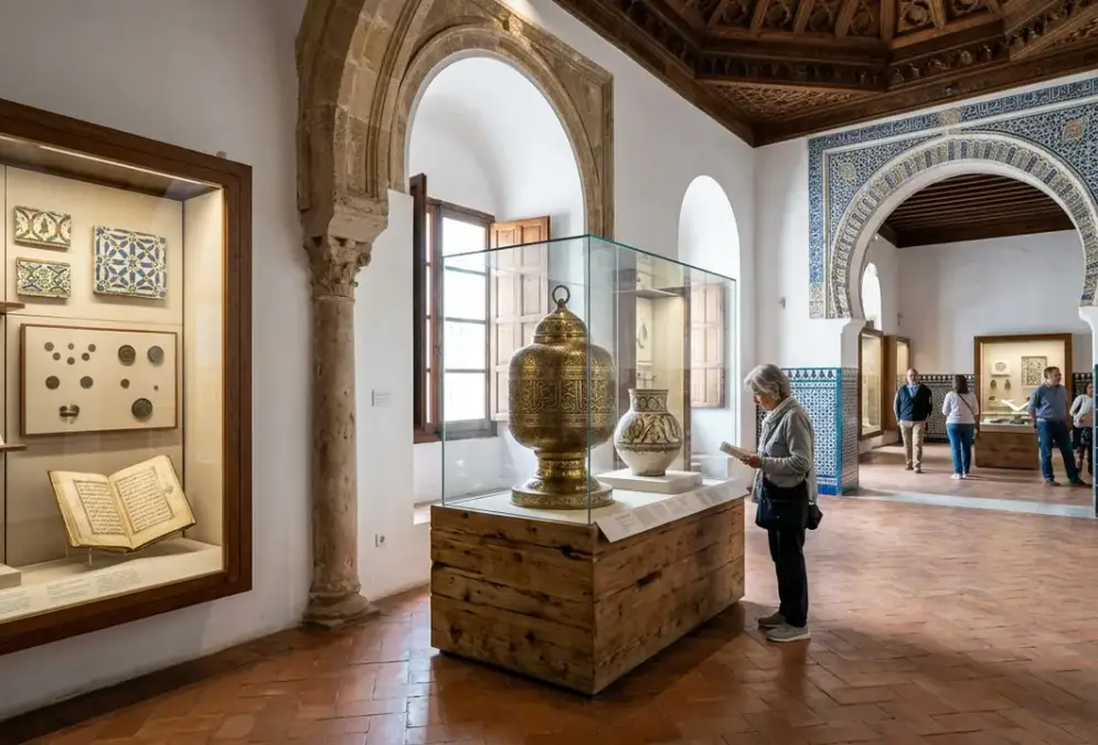 Córdoba museum with Andalusian Islamic artifacts on display