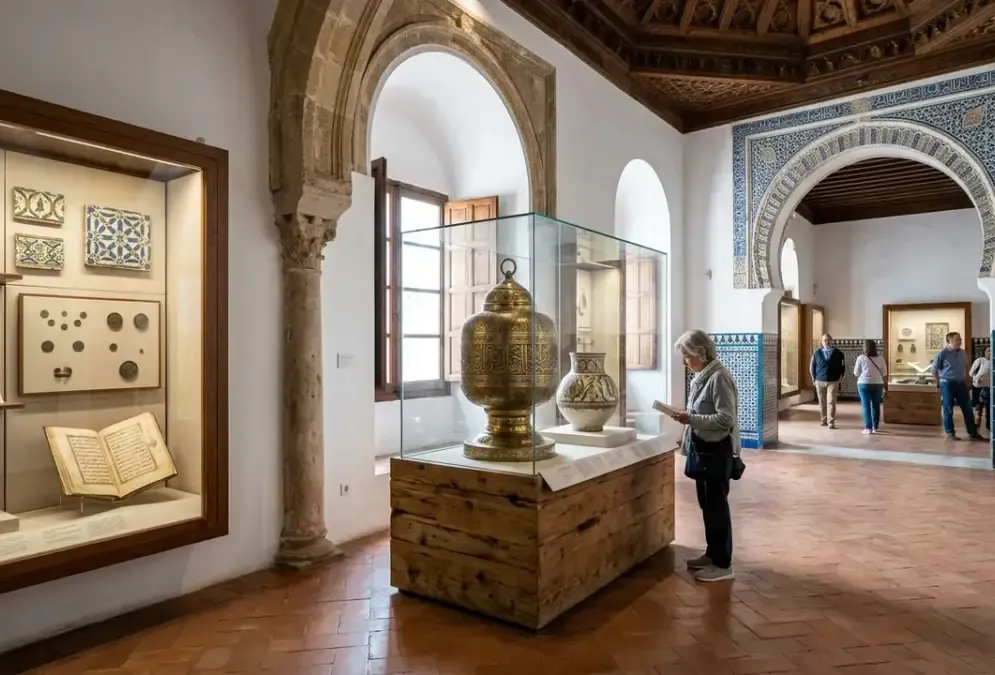 Córdoba museum with Andalusian Islamic artifacts on display