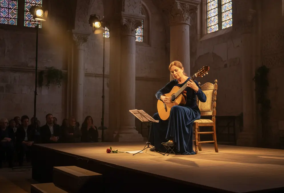 Guitar performance at the Córdoba Guitar Festival