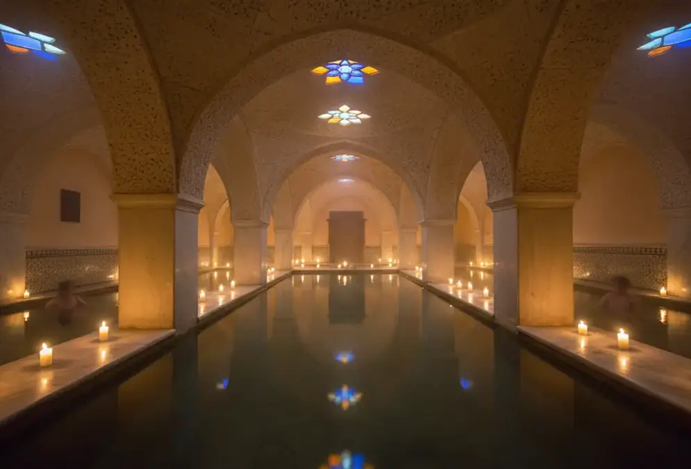 Hammam Al Ándalus Arab baths in Córdoba with warm candlelit pools