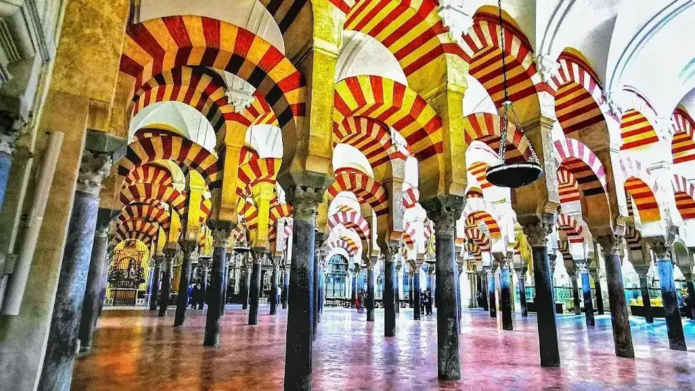 Interior of the Mosque-Cathedral of Córdoba
